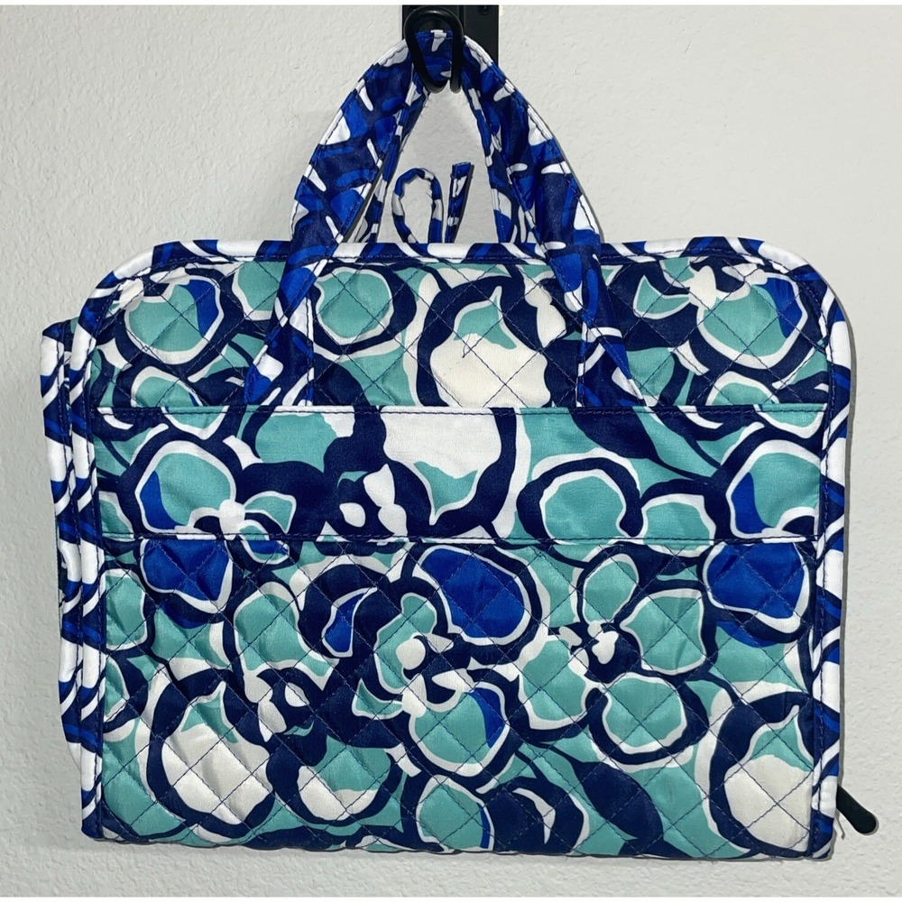 MODELLA Floral Print Cosmetic Makeup Folding Hanging Travel bag‎